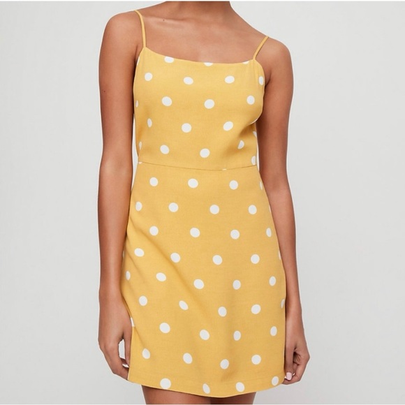 Wilfred Yellow Polka Dot Kids Dress - Picture 6 of 6